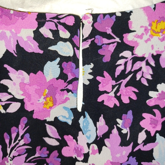 Womens M sheer/lined polyester top - Picture 4 of 5